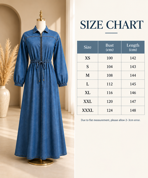 Denim Abaya